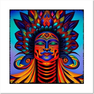 New World Gods (20) - Mesoamerican Inspired Psychedelic Art Posters and Art